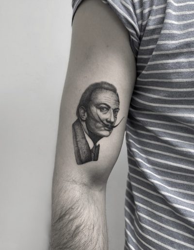 gergo augusztiny hungary budapest salvador dali tattoo