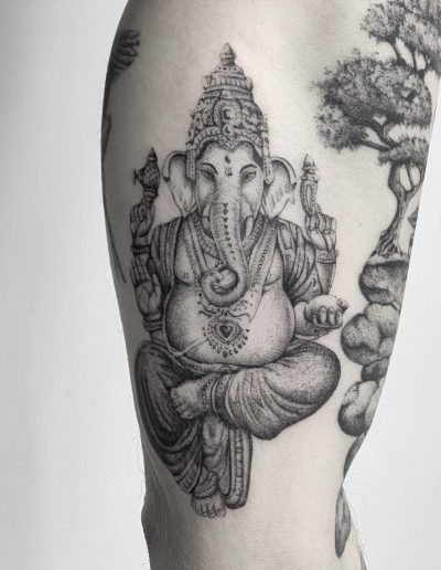 gergo augusztiny hungary budapest ganesha tattoo