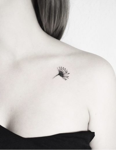 gergo augusztiny hungary budapest minimal fineline flower tattoo